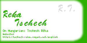 reka tschech business card